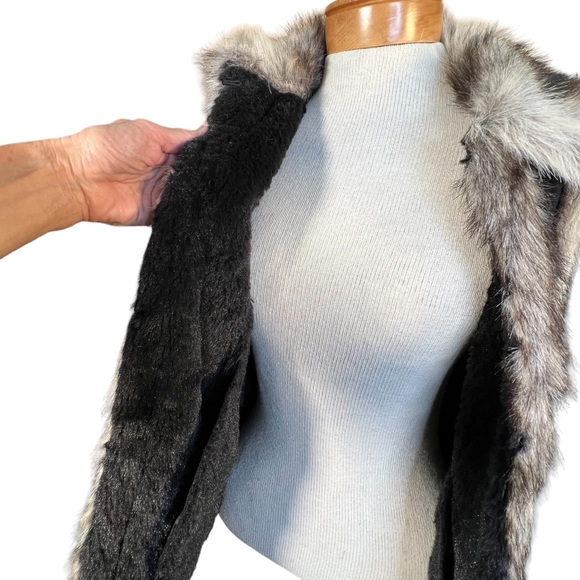 Back In The Saddle Faux Suede & Faux Fur Pile Lined Vest Small to Medium EUC - Picture 4 of 10